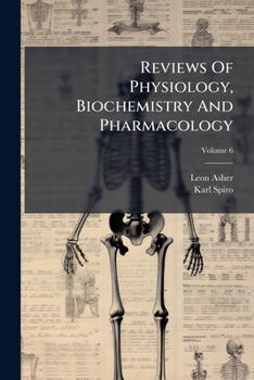 Paperback Reviews Of Physiology, Biochemistry And Pharmacology; Volume 6 [German] Book