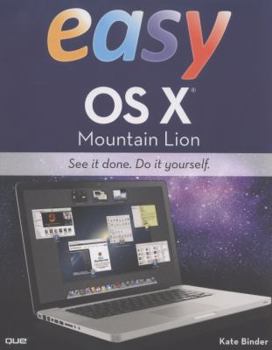 Paperback Easy OS X Mountain Lion Book