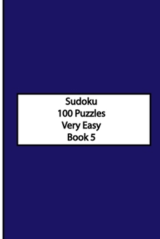 Paperback Sudoku-Very Easy-Book 5 Book
