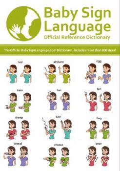 Paperback Baby Sign Language Official Reference Dictionary Book