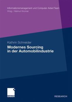 Paperback Modernes Sourcing in Der Automobilindustrie [German] Book