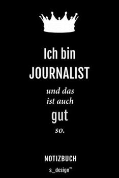 Notizbuch für Journalisten / Journalist / Journalistin: Originelle Geschenk-Idee [120 Seiten kariertes blanko Papier] (German Edition)