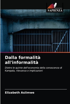 Paperback Dalla formalità all'informalità [Italian] Book