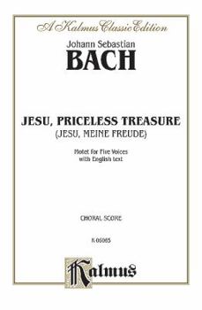 Paperback Jesu, Priceless Treasure: SAATB (English Language Edition) (Kalmus Edition) Book
