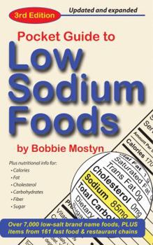 Paperback Pocket Guide to Low Sodium Foods Book