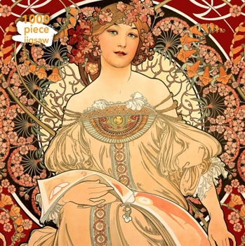 Misc. Adult Jigsaw Puzzle Alphonse Mucha: Reverie: 1000-Piece Jigsaw Puzzles Book