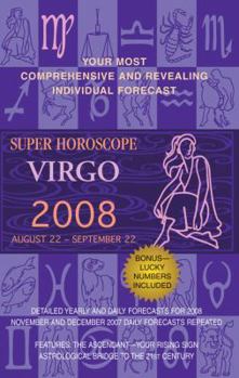 Paperback Super Horoscope Virgo: August 22 - September 22 Book