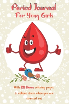 Paperback period journal for young girls: menstrual cycle tracker for young girls and teens to keep track of your period symptoms and relieve stress . Book