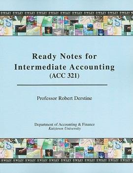 Paperback Ready Notes for Intermediate Accounting (ACC 321) Book