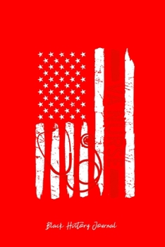 Black History Journal: American VA Nurse Stethoscope Cool Black History Month Gift - Red Dotted Dot Grid Bullet Notebook - Diary, Planner, Gratitude, Writing, Goal, Log Journal - 6x9 120 pages