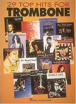 Paperback 29 Top Hits - Trombone Book