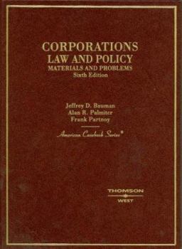 Hardcover Corporations Law and Policy: Materials and Problems Book