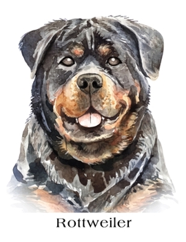 Paperback Rottweiler: Large Lined Journal 8.5 x 11 Book