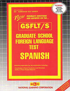 Paperback Graduate School Foreign Language Test/Spanish Book