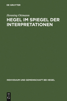 Hardcover Hegel im Spiegel der Interpretationen [German] Book
