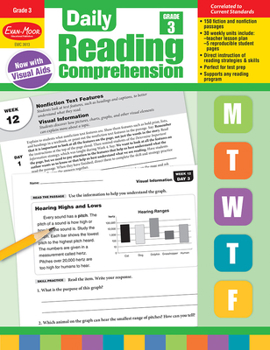 Paperback Daily Reading Comprehension, Grade 3 Teacher Edition Book