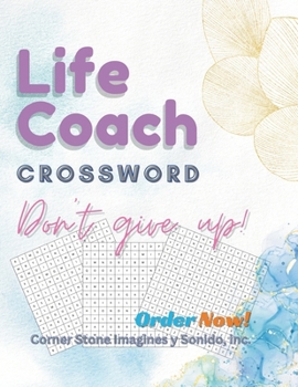 Paperback Life coach crossword: Don't give up! Book
