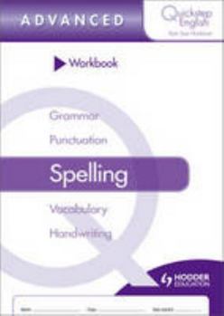 Paperback Quickstep English Workbook Spelling Advanced Stage Book