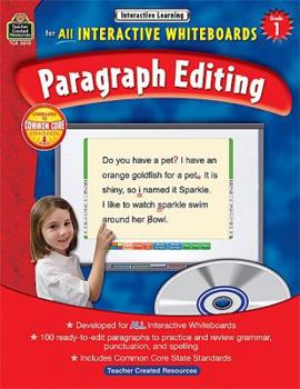 Paperback Interactive Learning: Paragraph Editing Grade 1 Book