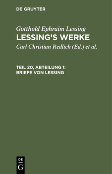 Hardcover Briefe Von Lessing [German] Book