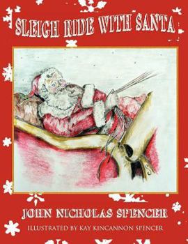Paperback Sleigh Ride With Santa [Large Print] Book