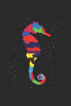 Colorful Seahorse: Seahorses Notebook, Dotted Bullet (6 x 9 - 120 pages) Animal Themed Notebook for Daily Journal, Diary, and Gift
