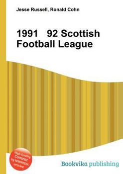 Paperback 1991 92 Scottish Football League Book