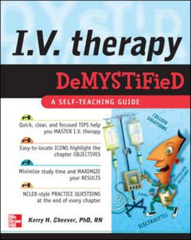 Paperback IV Therapy Demystified: A Self-Teaching Guide Book