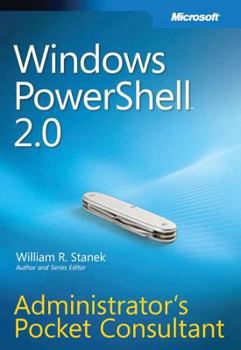 Paperback Windows Powershell 2.0: Administrator's Pocket Consultant Book