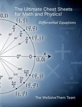 Paperback The Ultimate Cheat Sheets for Math and Physics!: Differential Equations Book