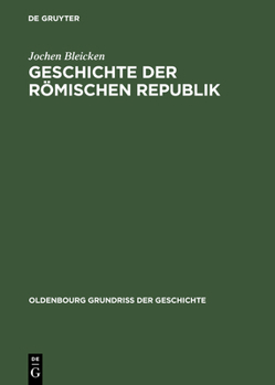 Hardcover Geschichte Der Romischen Republik [German] Book