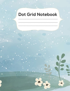 Paperback Dot Grid Notebook: 100 Dot Grid pages Notebook - (8.5 x 11 inches) Dotted Notebook Book