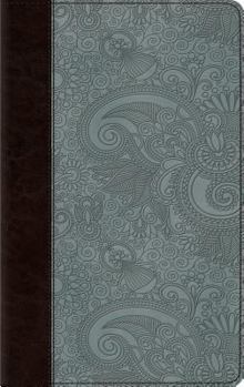 Imitation Leather Thinline Bible-ESV-Garden Design Book
