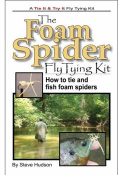 Paperback Foam Spider Fly Tying Book and Kit Book