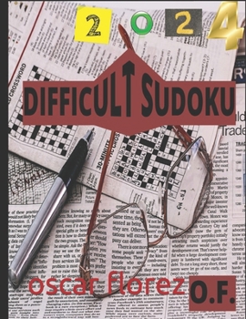 Paperback Difficult Sudoku [Large Print] Book