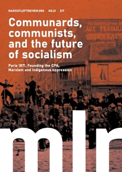 Paperback Marxist Left Review #21 Book