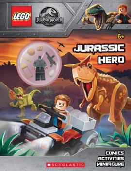 Paperback Jurassic Hero (Lego(r) Jurassic World: Activity Book with Minifigure) [With Minifigure] Book