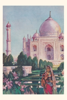 Paperback Vintage Journal Taj Mahal, Agra, India Book