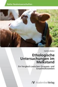 Paperback Ethologische Untersuchungen im Melkstand [German] Book