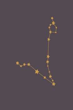 Paperback Ruled Notebook / Journal, Pisces Zodiac, Pisces Constellation, Lined Journal, Lined Notebook, Paperback Journal, 6x9 Book