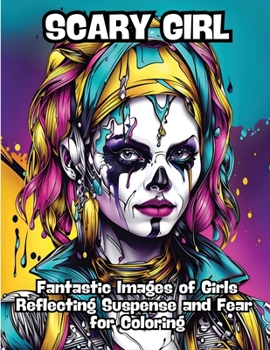 Scary Girl: Fantastic Images of Girls Reflecting Suspense and Fear for Coloring