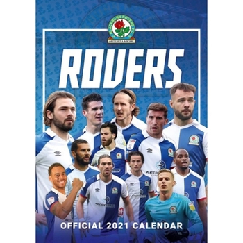 Spiral-bound Official Blackburn Rovers F.C. Calendar 2022 Book