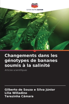 Paperback Changements dans les génotypes de bananes soumis à la salinité [French] Book