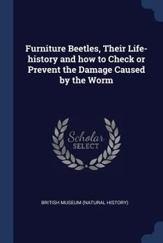 Paperback Furniture Beetles, Their Life-history and how to Check or Prevent the Damage Caused by the Worm Book