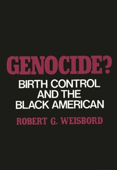 Hardcover Genocide?: Birth Control and the Black American Book