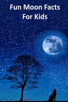 Paperback Fun Moon Facts for Kids Book