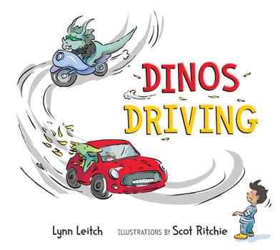 Hardcover Dinos Driving Book