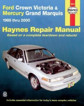 Paperback Ford Crown Victoria and Mercury Grand Marquis, 1988-2000 Book