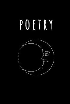 Paperback Poetry: Blank Dot Grid Journal - Black & White Moon Book