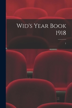 Paperback Wid's Year Book 1918; 1 Book